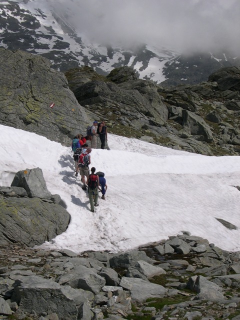 Discesa su neve!